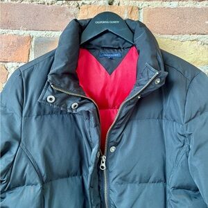 Tommy Hilfiger Black Puffer Coat.